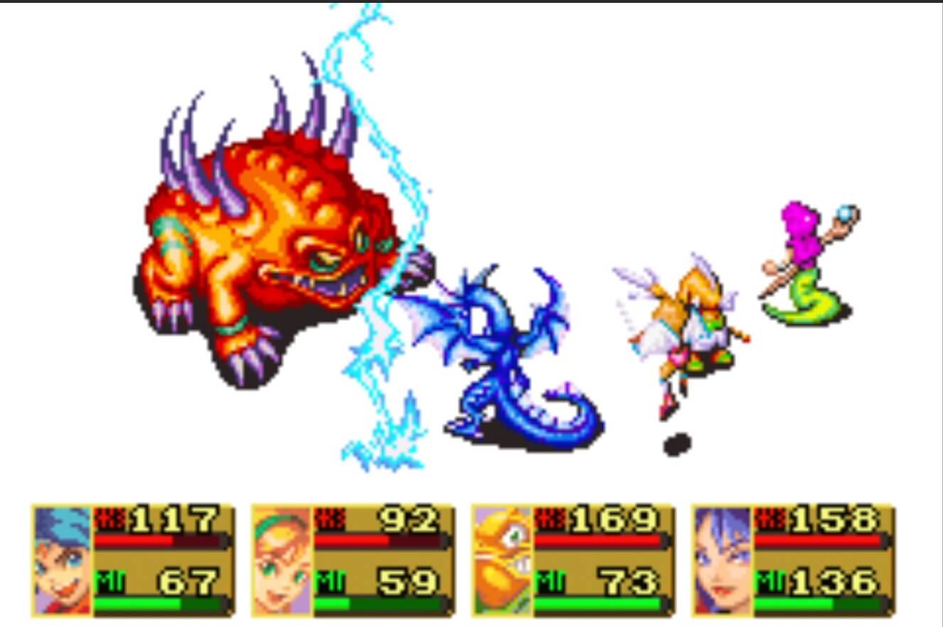 Breath of Fire - геймплей игры Game Boy Advance